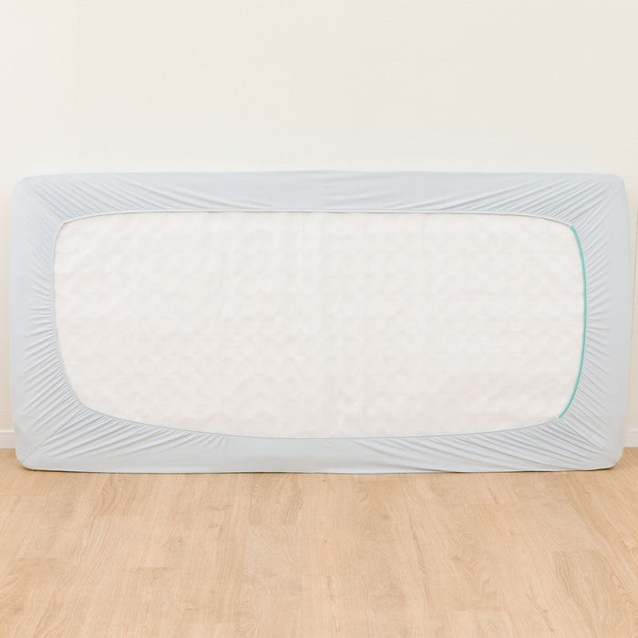 STRETCH FITTEDSHEET38 NFIT FT03 PLAIN BL WD-Q