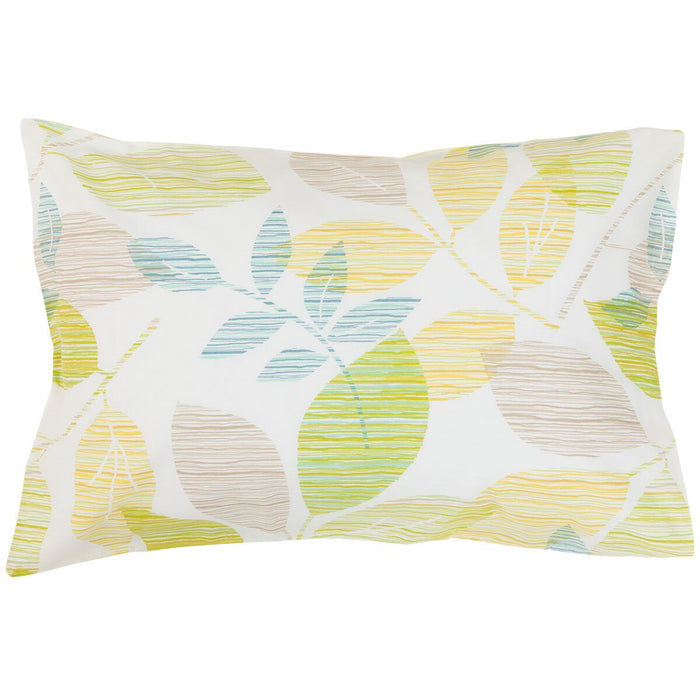 PILLOW CASE PT44 LEAVES PATTERN GR