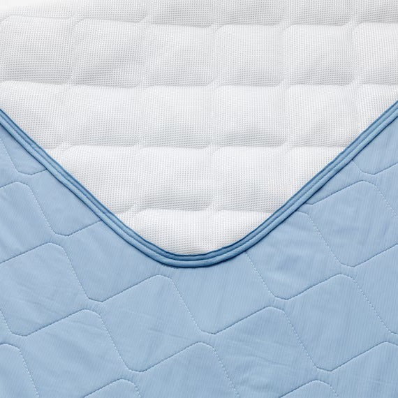 PADDED SHEET TOPPER WITHOUT BANDS N COOL SP Q BL S2502