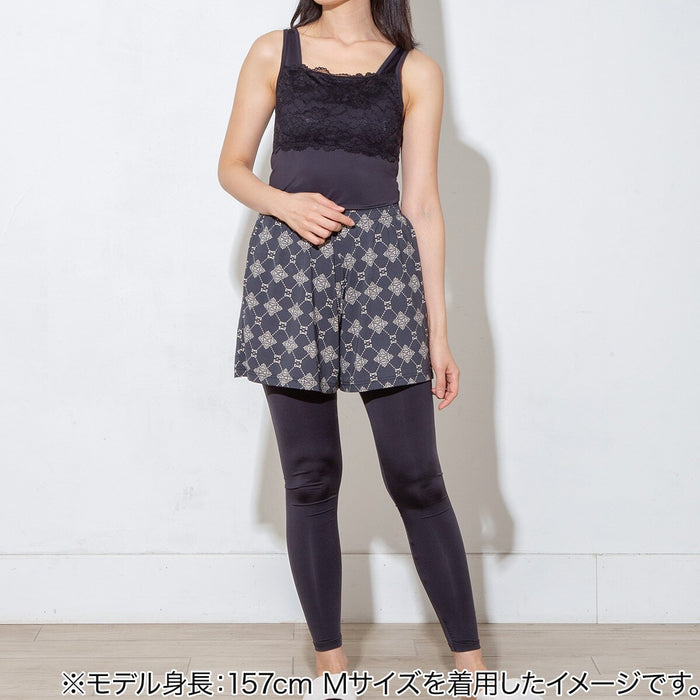 WOMENS SUPERCOOL TANK TOP WITH BUILT IN CUP LACE BKM