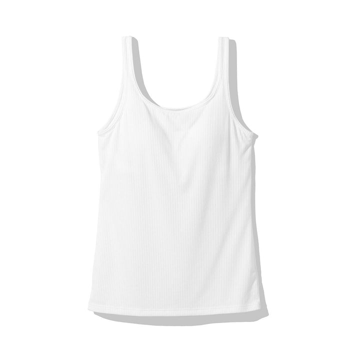 WOMENS SUPERCOOL RIBBED TANK TOP WITH BUILT IN CUP WHM