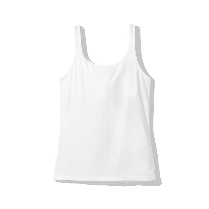 WOMENS SUPERCOOL RIBBED TANK TOP WITH BUILT IN CUP WHLL