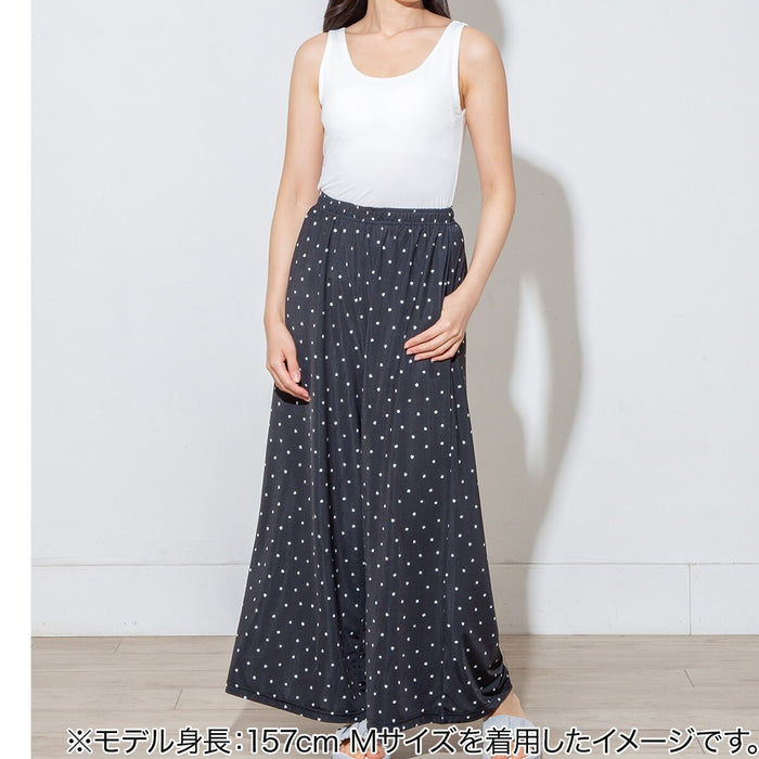 niana flocky dot pants dress　M niana flocky dot pants dress M