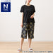 WOMENS SUPER COOL ROOMWEAR SET FLOWER BK L