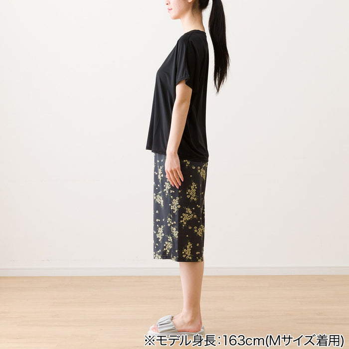 WOMENS SUPER COOL ROOMWEAR SET FLOWER BK L