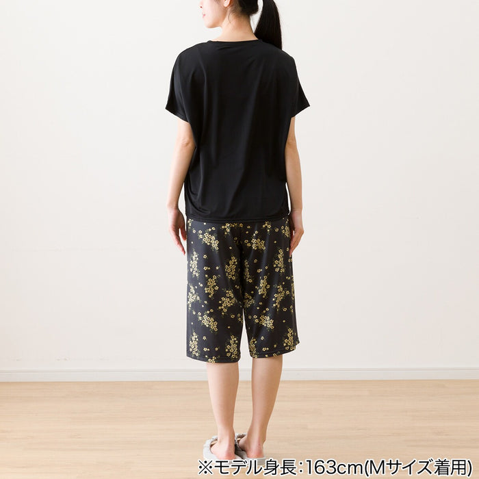 WOMENS SUPER COOL ROOMWEAR SET FLOWER BK L