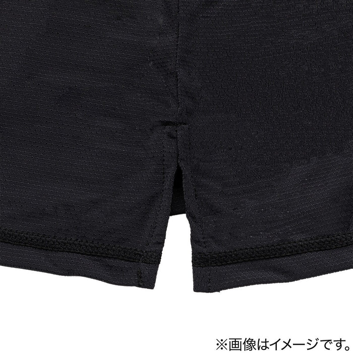 UNISEX UV CUT COOL NECK FACE COVER MESH BK