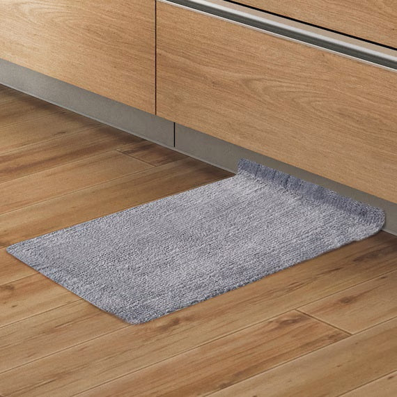 NON-SLIP FLOOR MAT 45X60 GY JOY