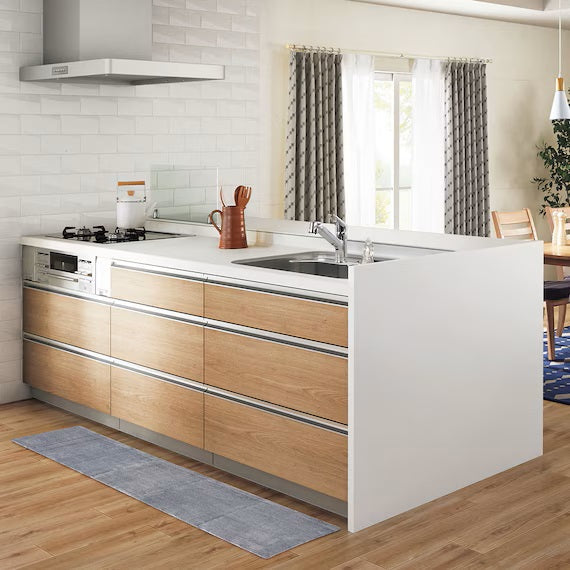 NON-SLIP FLOOR MAT 45X60 GY JOY