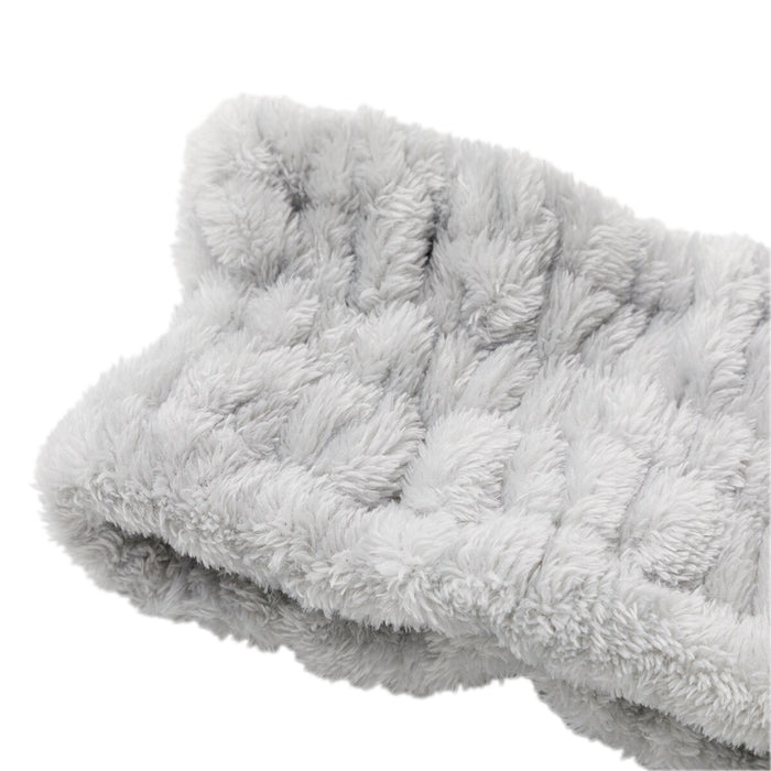 FLANNEL BATH HAIR BAND LGY QE05