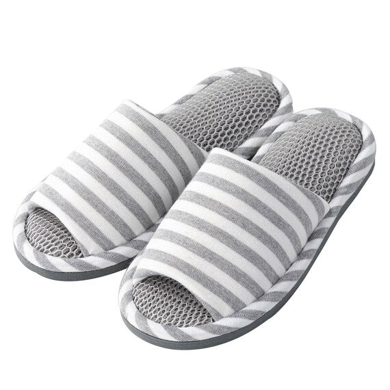 SLIPPERS MESH BORDER MB2301 GY L