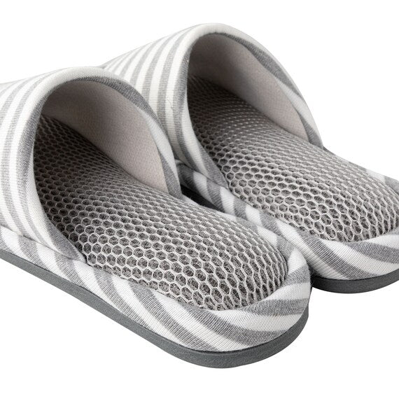 SLIPPERS MESH BORDER MB2301 GY L