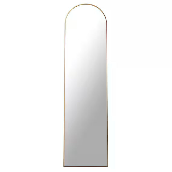 GOLD ARCH STAND MIRROR