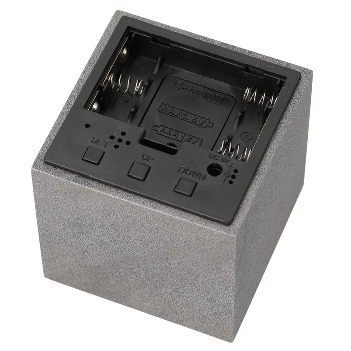 S714RS C USB LED CLOCK BK