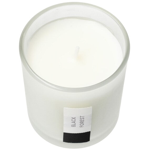 GLASS CANDLE FORESTA BLACK FOREST BK