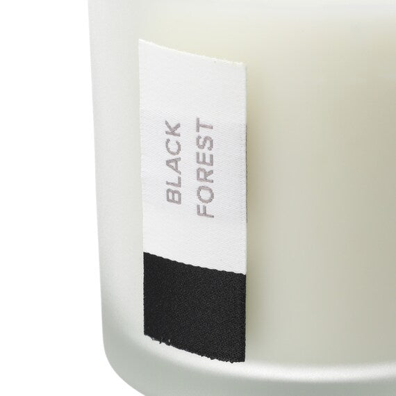 GLASS CANDLE FORESTA BLACK FOREST BK