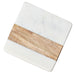 MARBLE AND WOOD COASTER SQUARE IV