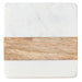 MARBLE AND WOOD COASTER SQUARE IV