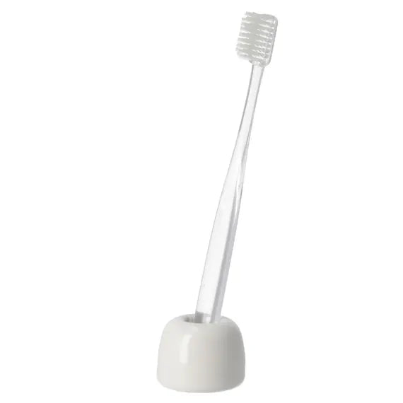 PORCELAIN TOOTHBRUSH STAND WH WY01