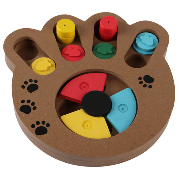 PET TOY FOOT PRINT WOOD