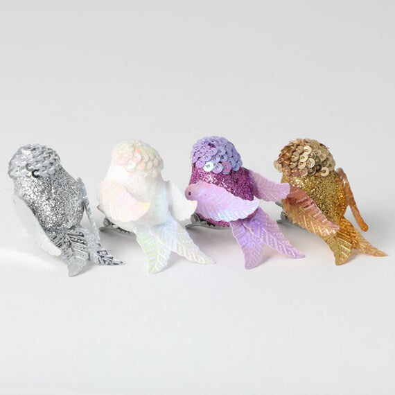 CHRISTMAS ORNAMENT BIRDS SET IAN