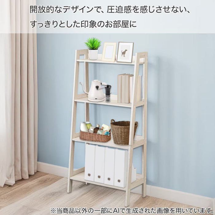 WOOD LADDER SHELF 4TIER 62125 WW