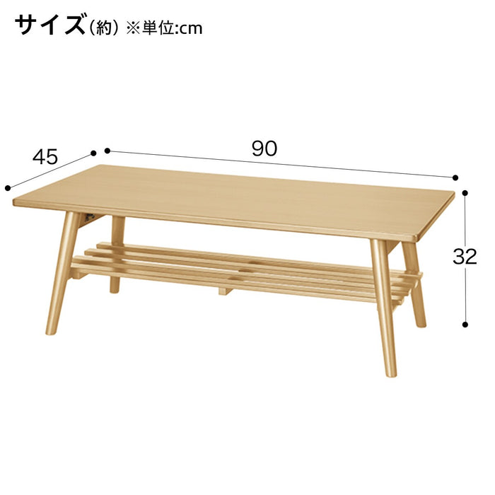 LEG FOLD TABLE RP9045 W SHELF NA