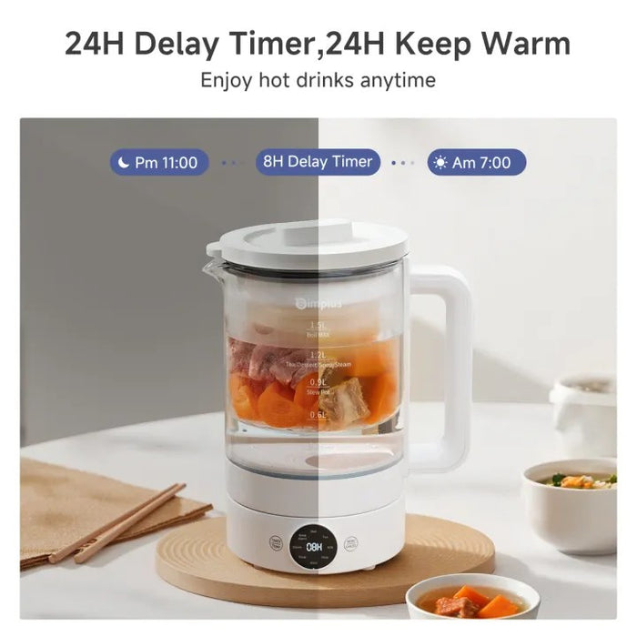 ELECTRIC HEALTH POT 001 1.5L WH