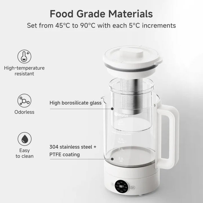 ELECTRIC HEALTH POT 001 1.5L WH