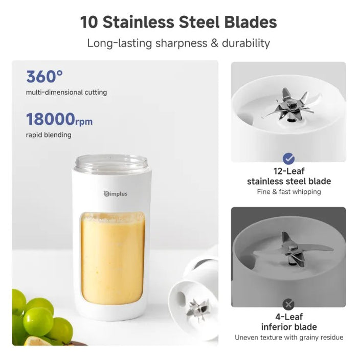 PORTABLE BLENDER 008 340ML WH