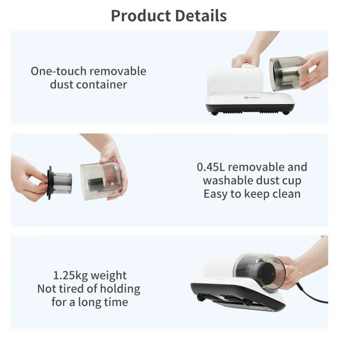 MATTRESS VACUUM CLEANER 004 WH