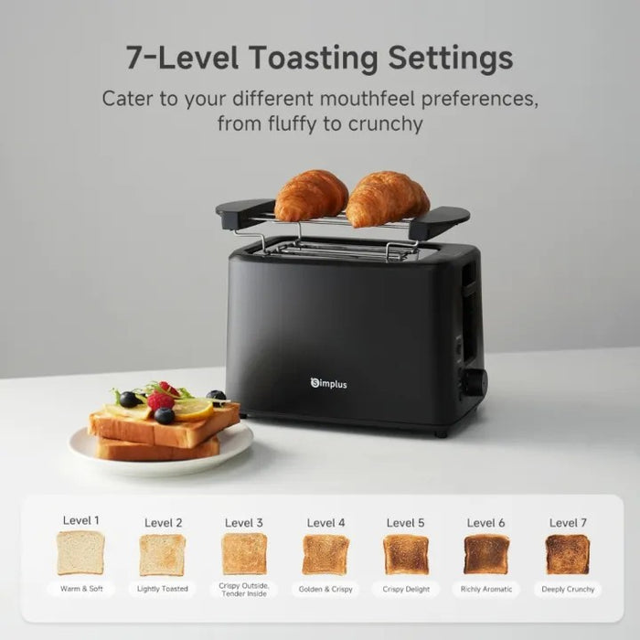 TOASTER 007 WITH GRILL BK BS