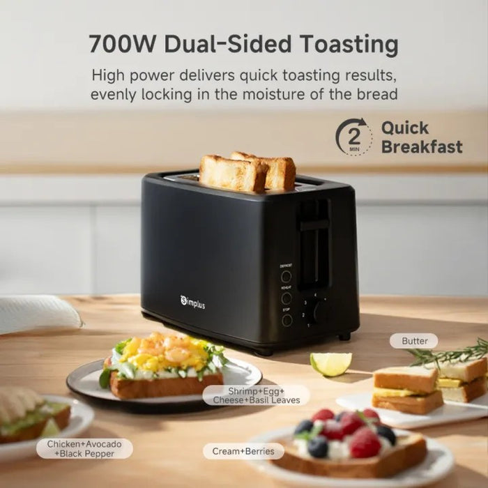 TOASTER 007 WITH GRILL BK BS