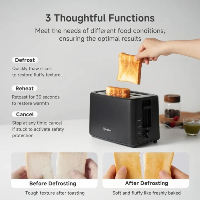 TOASTER 007 WITH GRILL BK BS