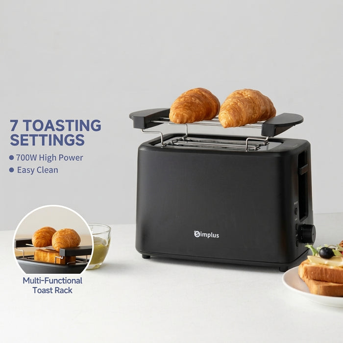 TOASTER 007 WITH GRILL BK BS