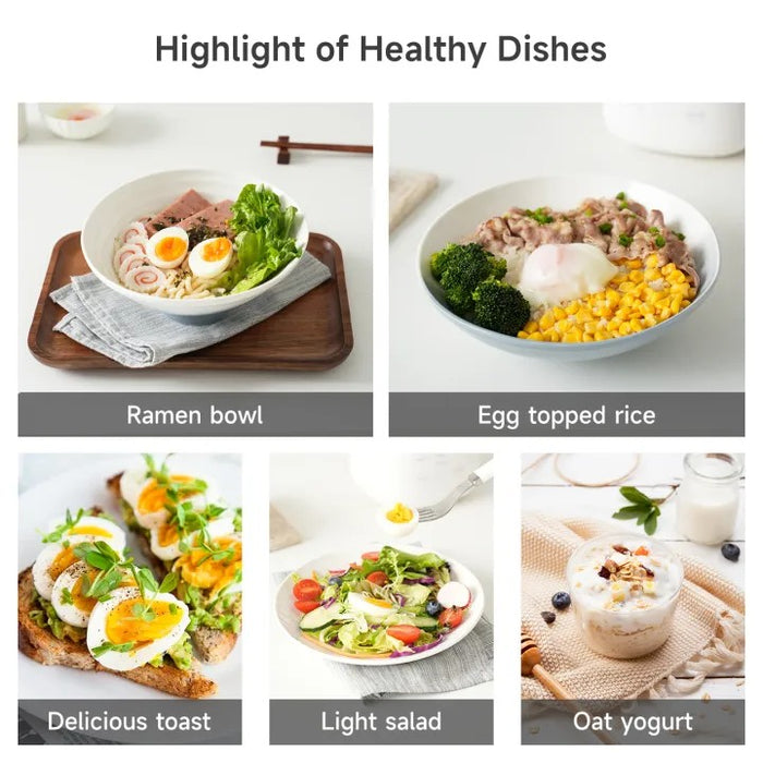 EGG COOKER 006 700ML W/STEAM WH