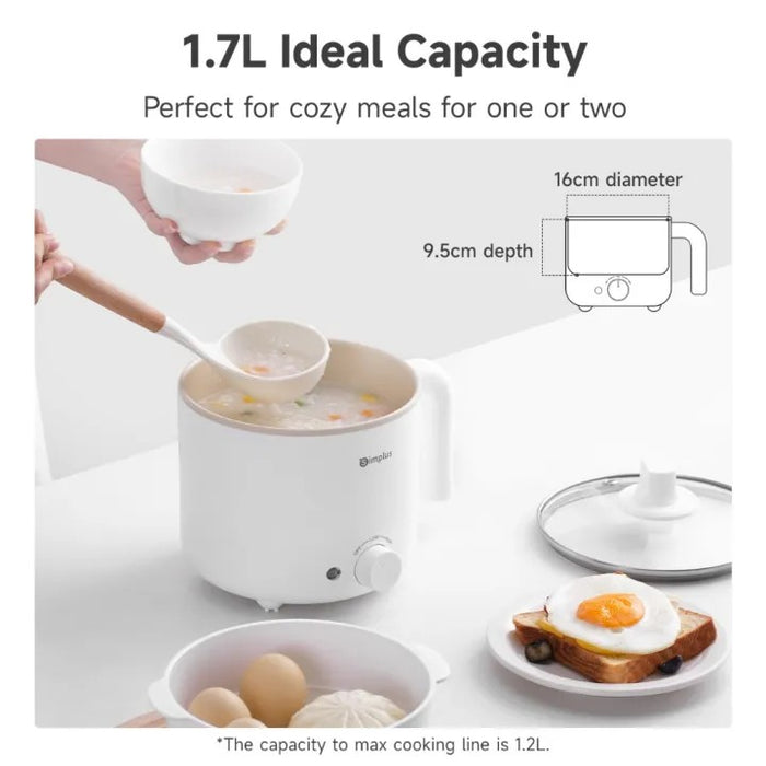 ELECTRIC COOKING POT 011 1.7L WH