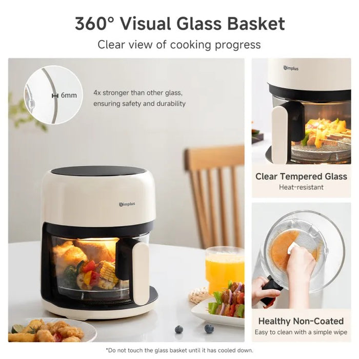 AIR FRYER 017 3.5L GLASS B CWH