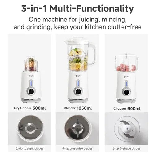 3-IN-1 FOOD PROCESSOR 005 1.25L