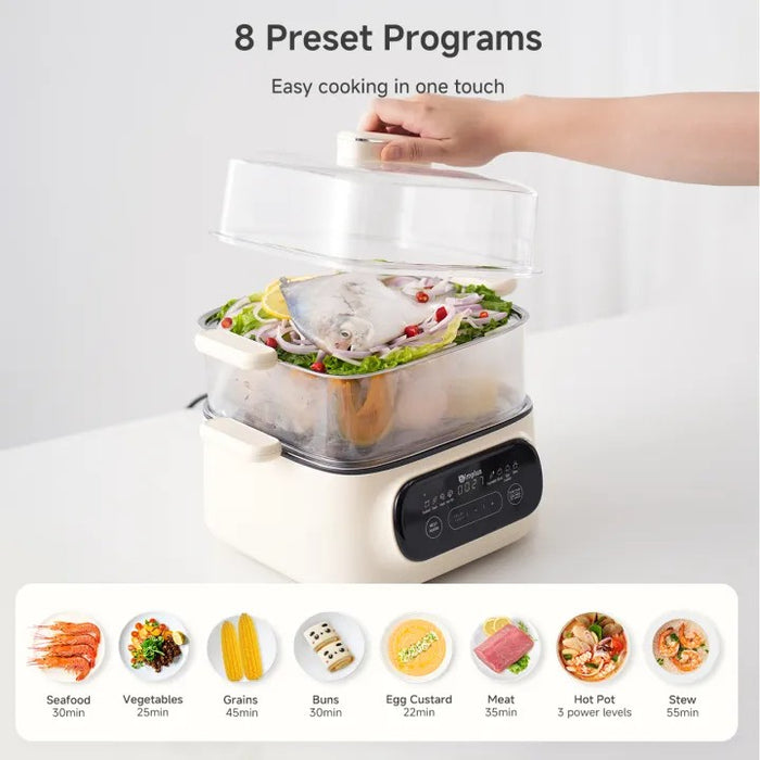 ELECTRIC FOOD STEAMER 004-3T BS