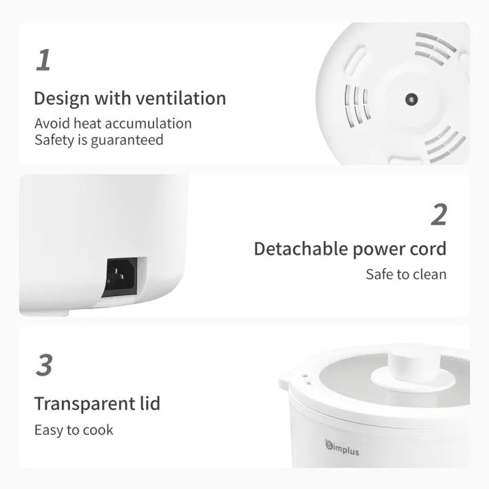 ELECTRIC COOKING POT 010-3L BS