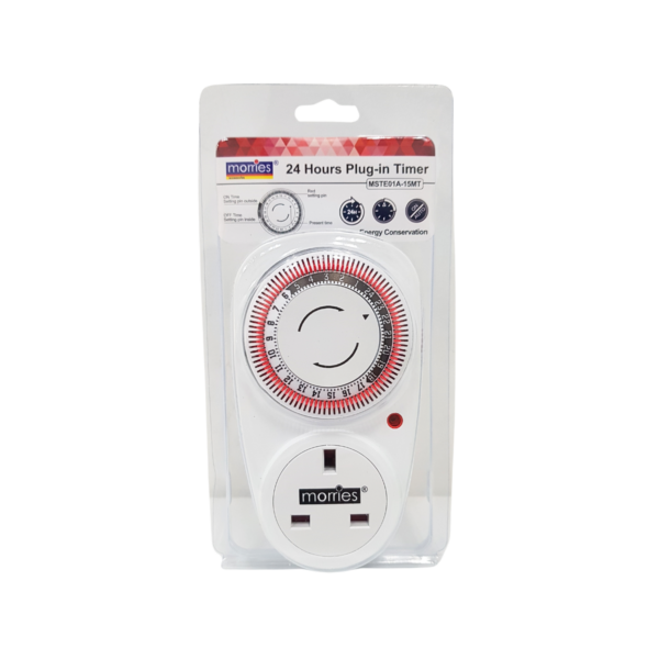 TIMER SOCKET ADAPTOR 24HR 13A