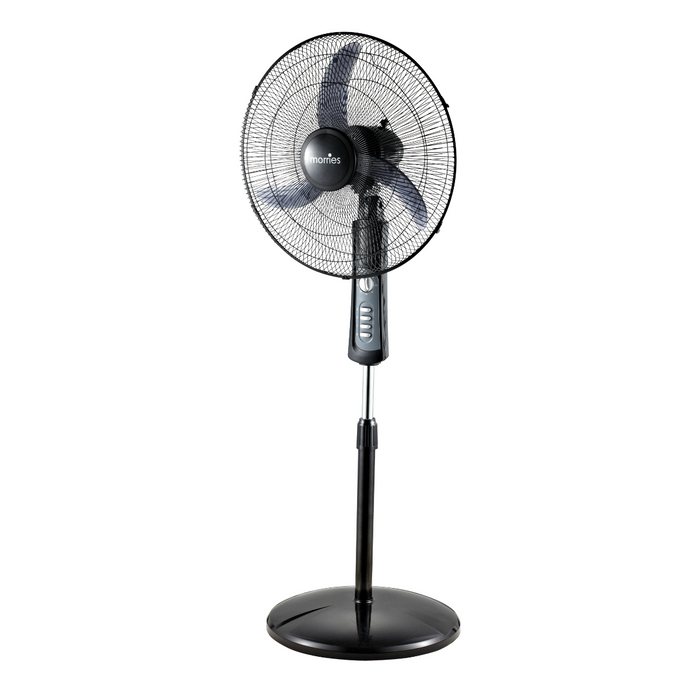 18IN STAND FAN WITH TIMER BKGY