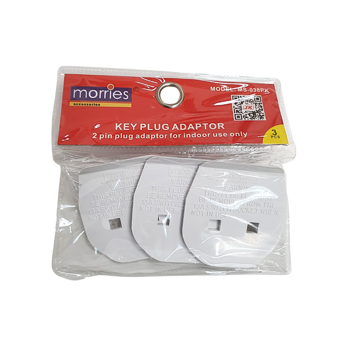 PVC SAFETY PLUG KEY FOR 2 PIN