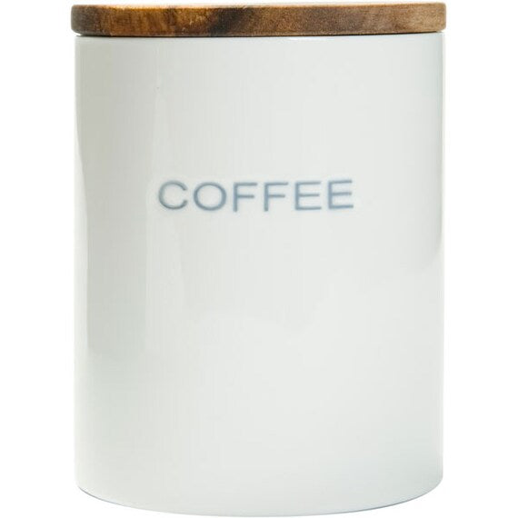 PORCELAIN CANISTER 600ML COFFEE