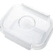 HEAT RESISTANT GLASS VACUUM STORAGE CONTAINER 370ML RECTANGULAR