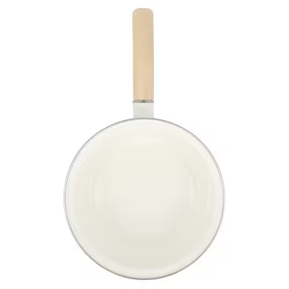 ENAMEL SAUCEPAN 18CM WH