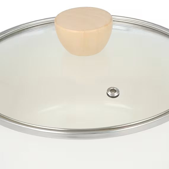 ENAMEL SAUCEPAN 18CM WH