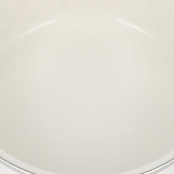 ENAMEL CASSEROLE 20CM WH