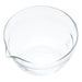 HEAT RESISTANT GLASS SINGLE SPOUT BOWL 200ML